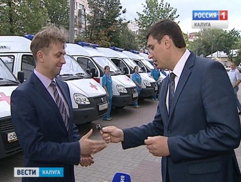 Автопарк станции скорой медпомощи пополнили 10 машин