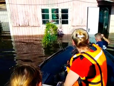Обнинские спасатели не бросают в беде даже кошек