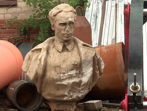 В Калуге определили место установки бюста Островского, найденного при раскопках