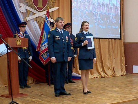 15 выпускников ведомственных ВУЗов пополнили ряды сотрудников Калужского УФСИН
