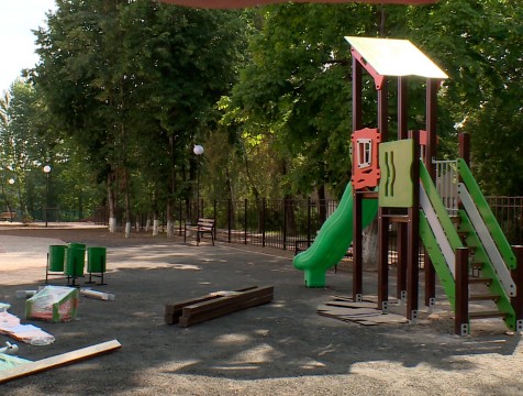Благоустроенный сквер у ДК «Силикатный» в Калуге откроют ко дню города