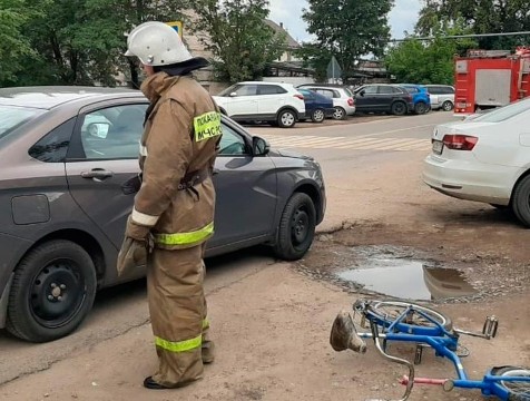 В Малоярославце на перекрестке сбили велосипедиста