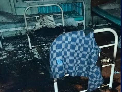 В психоневрологическом отделении КБ №8 потушили пожар