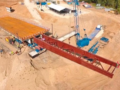 На Северном обходе начались работы по надвижке очередного моста