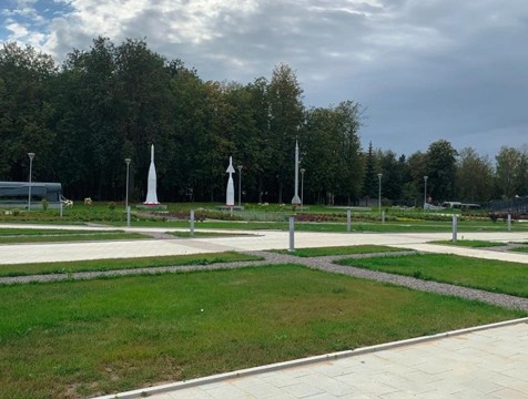 Завершено благоустройство сквера рядом с музеем истории космонавтики
