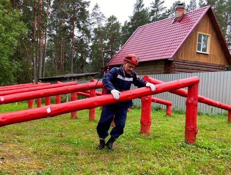 Лучший лесной пожарный работает в Калуге