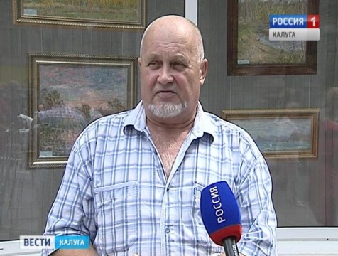 Выставка картин Сергея Бауэра открылась в витрине Дома художника