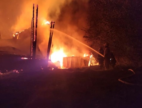 В «Этномире» ликвидировали пожар