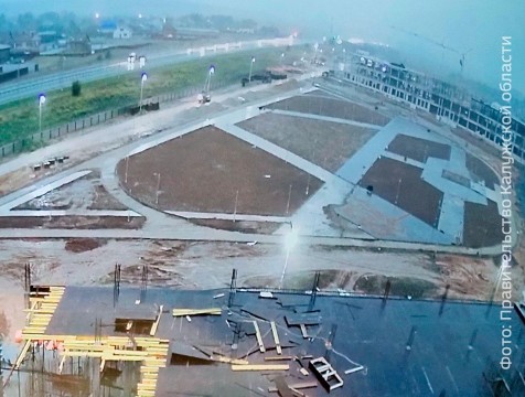 На площадке будущего студенческого кампуса начались работы по благоустройству