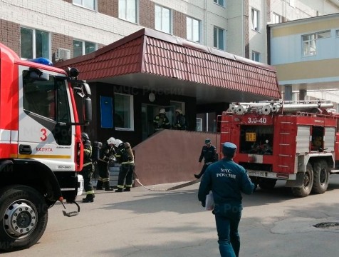 В перинатальном центре Калуги потушили пожар