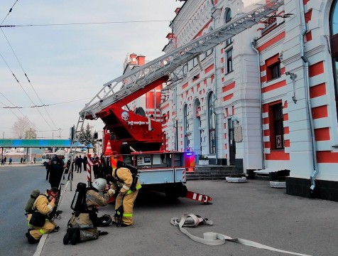 На железнодорожном вокзале «Калуга-1» ликвидировали последствия «взрыва»