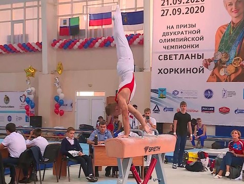Комплект наград привез обнинский гимнаст со всероссийских соревнований в Белгороде