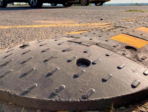 «Лежачий полицейский» на новой дороге может стать причиной ДТП
