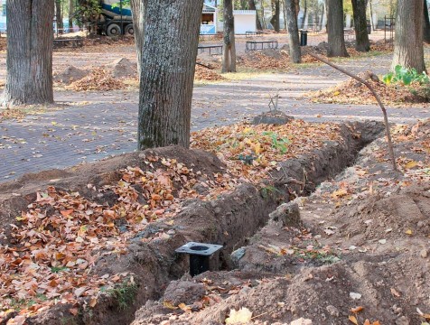В калужском парке культуры и отдыха усилят освещение