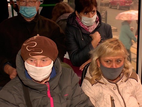 За один час проверки масочного режима в Калуге выявлено более 10 нарушений