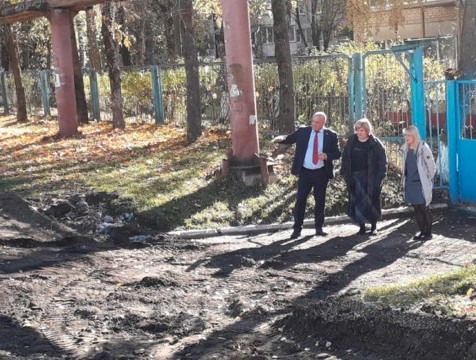Дорогу к детскому саду №63 «Малинка» сделают ровной