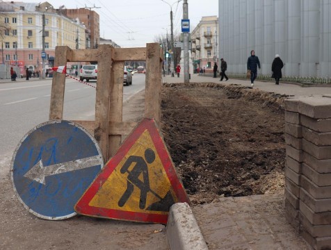 Улицу Ленина у Дворца спорта разделят островом безопасности