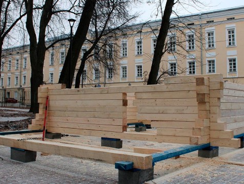 Резиденцию Деда Мороза начали возводить в Калуге