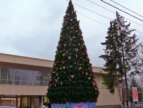Козельск начали украшать к Новому году