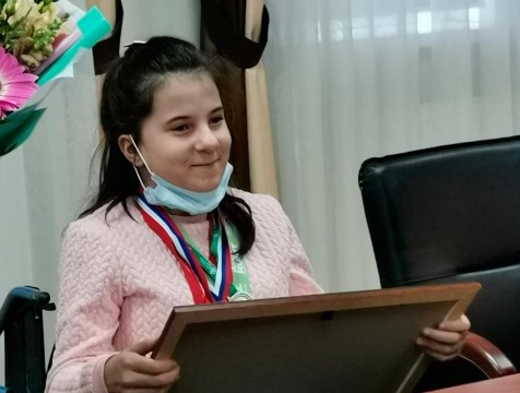 11-летнюю козельчанку наградили Почетной грамотой Председателя Следкома России