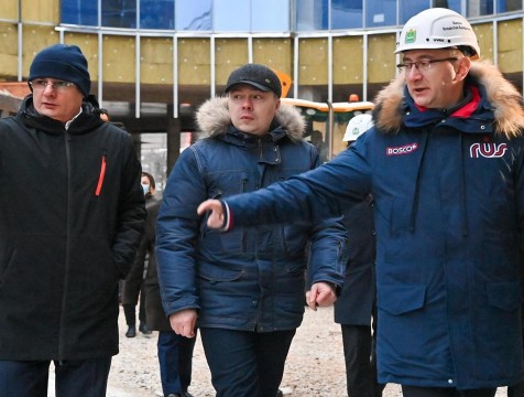 Территорию у Дворца спорта благоустроят до конца года