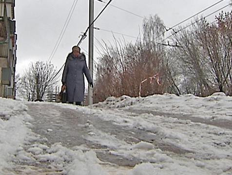 Мокрый снег и гололёд ожидается на территории Калужской области 5 января