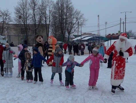 Спортивный праздник на льду прошёл в Медыни