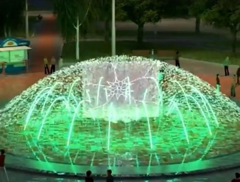 Калужане выберут место для установки мультимедийного фонтана