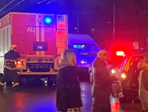 Рейсовый ПАЗ попал в аварию на улице Московской