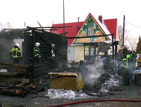 Мужчина погиб при пожаре в Боровском районе