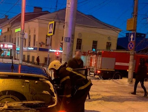 В центре Калуги на перекрестке сбили пешехода