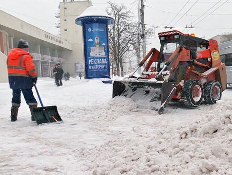 Калужан просят убрать машины с улиц для уборки снега