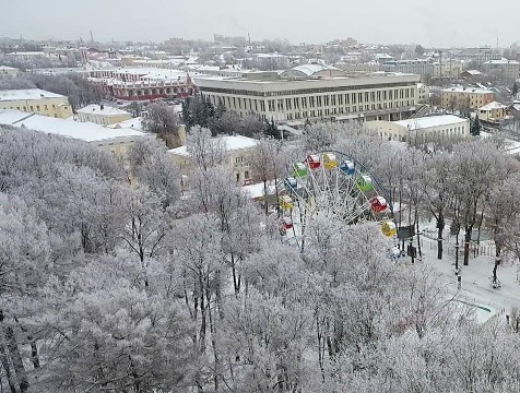 На смену снежным зарядам в Калугу пришла очередная волна похолодания