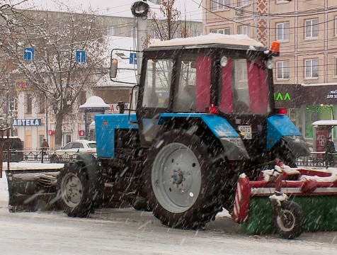 17 февраля с калужских улиц будут вывозить снег и грейдировать наледь