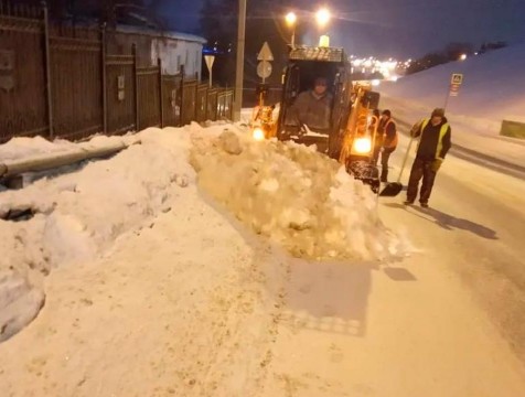 Более 34 тысяч кубометров снега вывезли за выходные с улиц Калуги