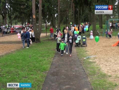 В деревне Дубинино Дзержинского района открылся парк культуры и отдыха