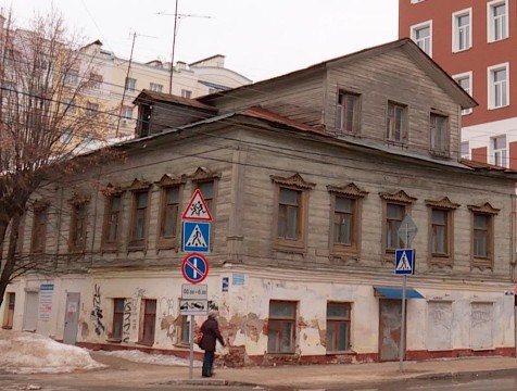 Старинный дом в центре Калуги восстановят до 2024 года