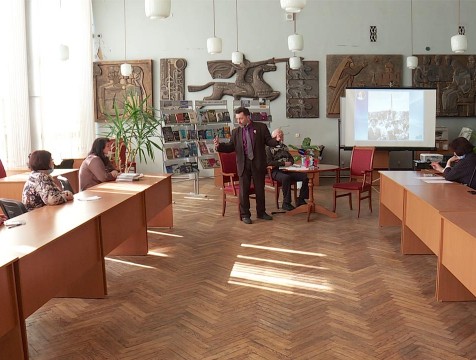 В библиотеке Белинского вспоминали о визите Гагарина в Калугу