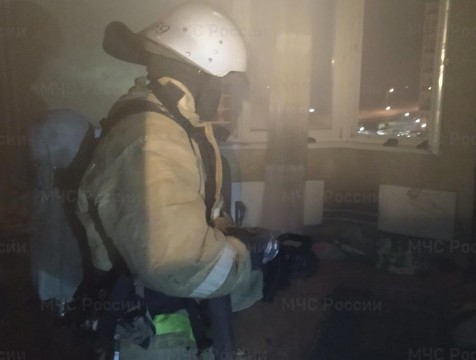 На Правобережье Калуги при пожаре погиб человек