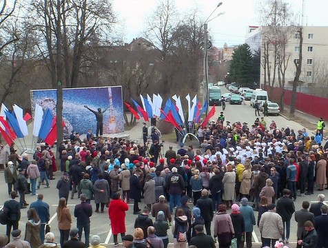Торжественный митинг ко Дню космонавтики прошёл в Калуге