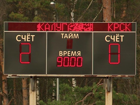 Футболисты «Калуги» выиграли у курского «Авангарда» со счетом 2:0