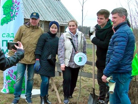На площадке «Военфильма» заложили «Сад памяти» в честь подольских курсантов