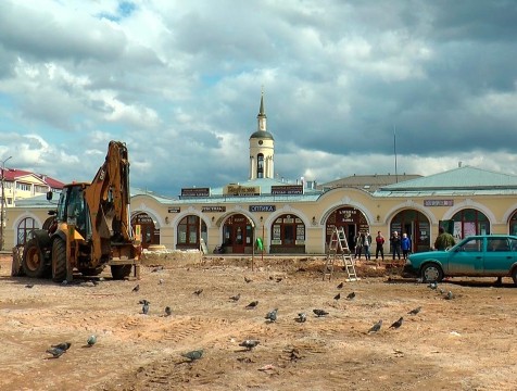 Человеческие останки нашли при реконструкции главной площади Боровска