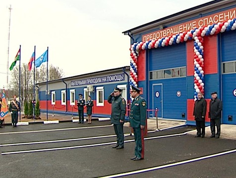 Новую пожарную часть открыли в поселке Мятлево