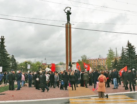 Праздничный митинг 9 мая прошёл в Калуге