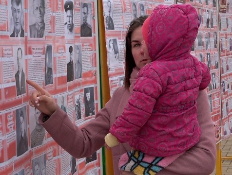 Медынцы 9 мая устроили «Стену памяти»
