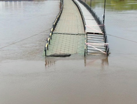 Понтонный мост на Воробьевской переправе удлинять не планируют