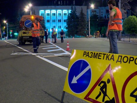 Подрядчик переделает 30 тысяч квадратов гарантийной разметки