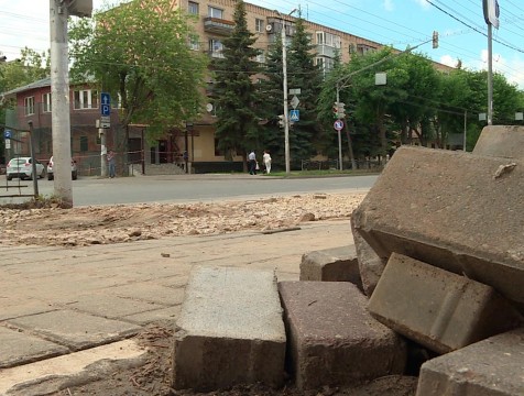Составлен график устранения дорожных разрытий в центре Калуги