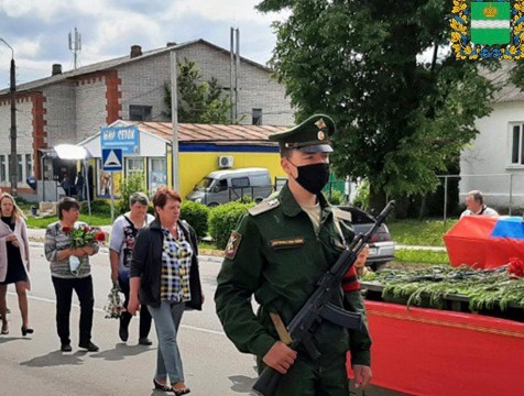 Останки красноармейца, найденные в Тульской области, перезахоронили в родной земле
